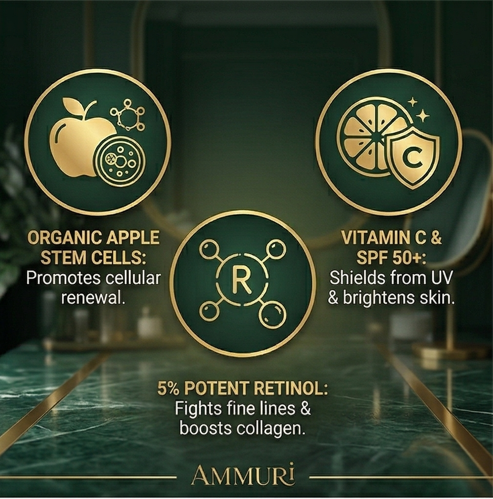 Vitamin C Retinol Serum & Vitamin C Tagescreme mit LSF 50